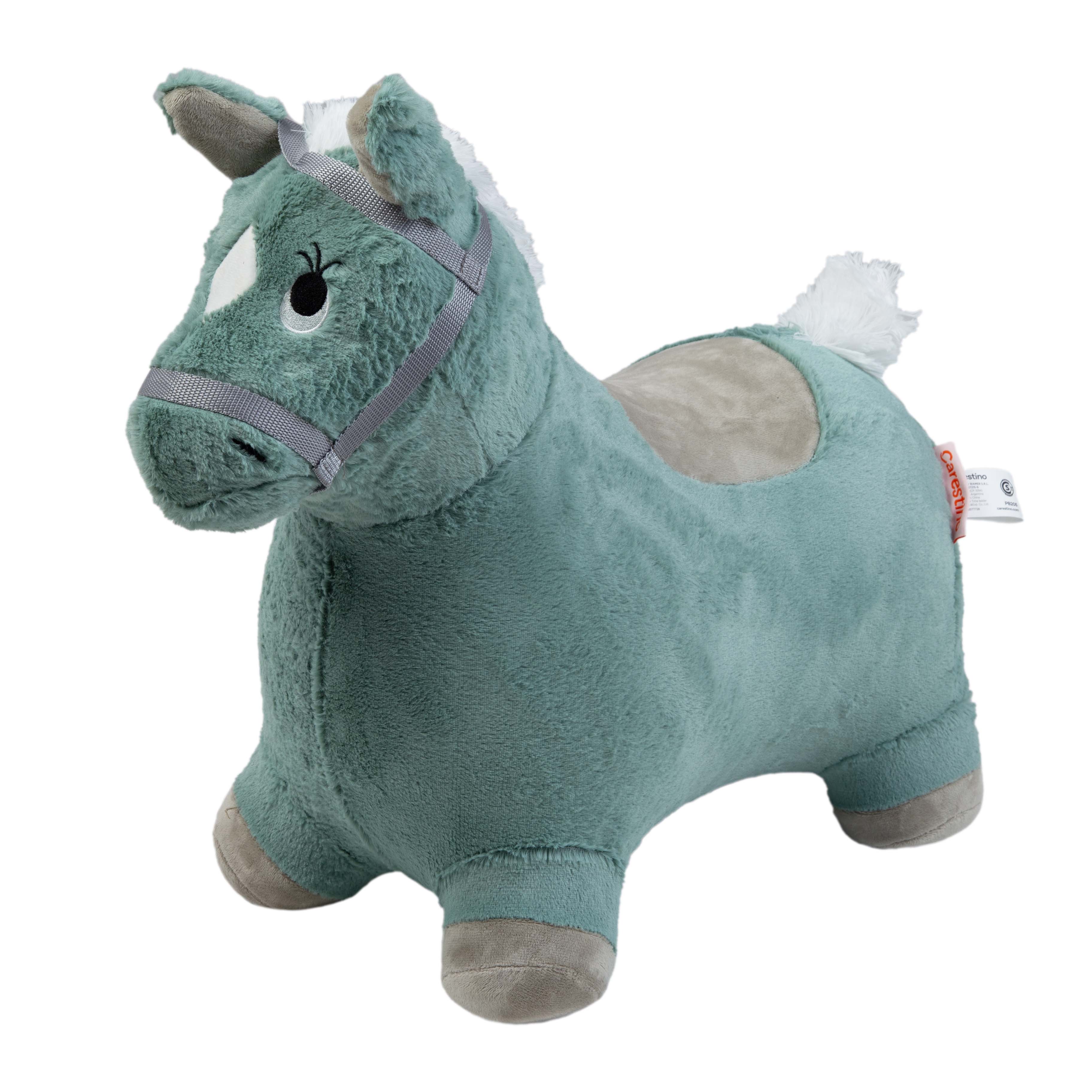 Imagen 1 de 5 de Saltarín de Peluche Inflable +18meses Caballo