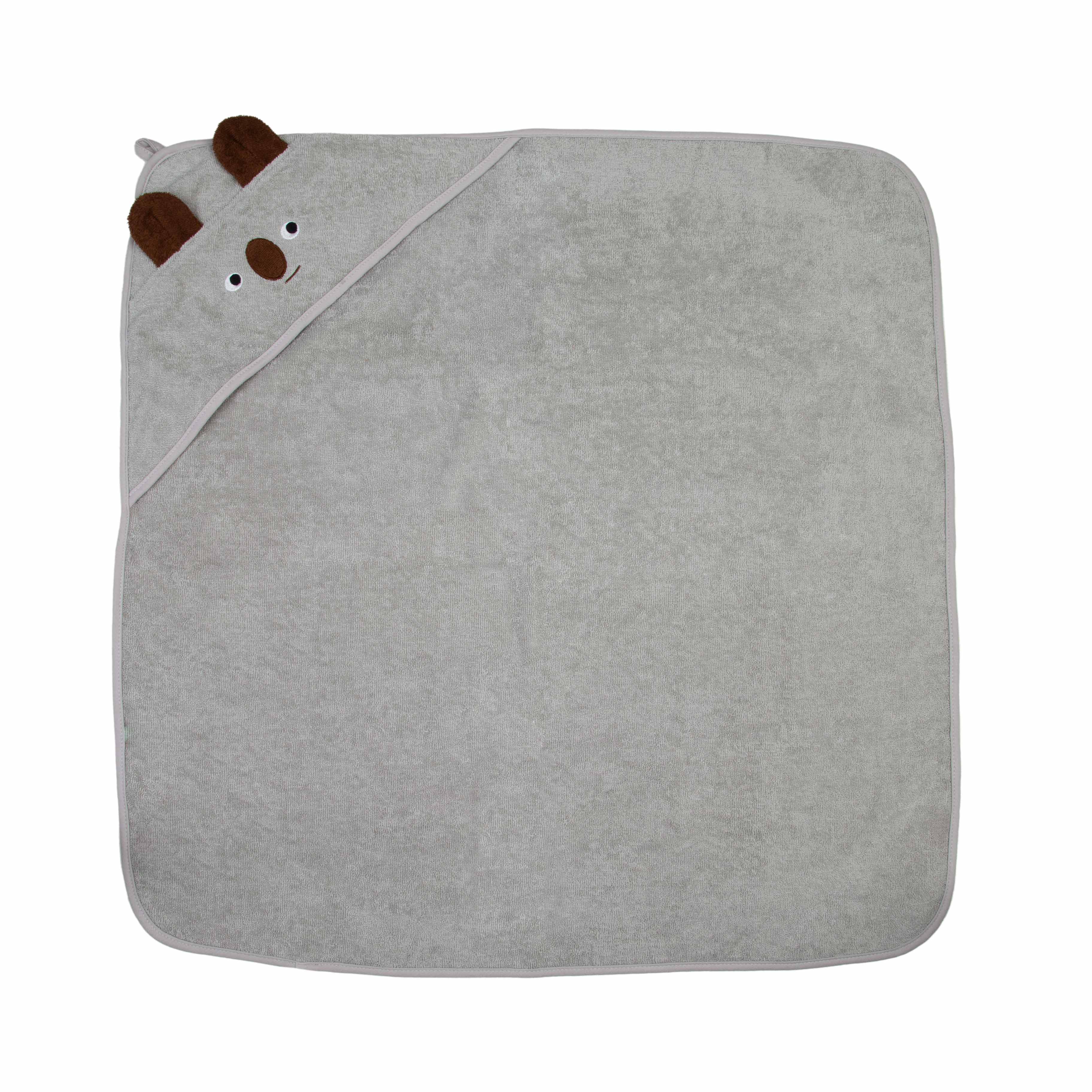 Imagen 2 de 4 de Toalla Con Capucha 75x75cm Koala