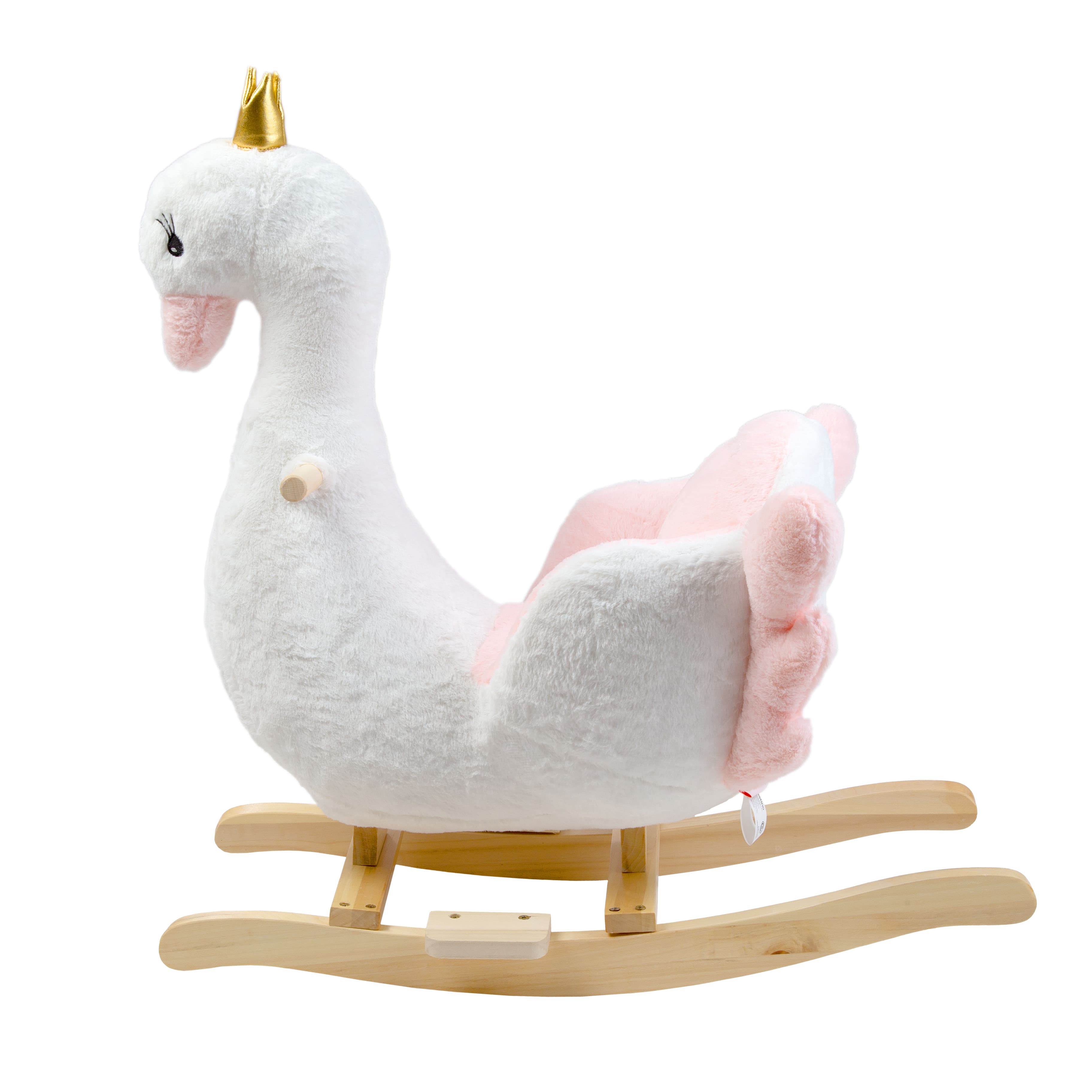 Imagen 2 de 4 de Peluche Mecedor +12meses Cisne