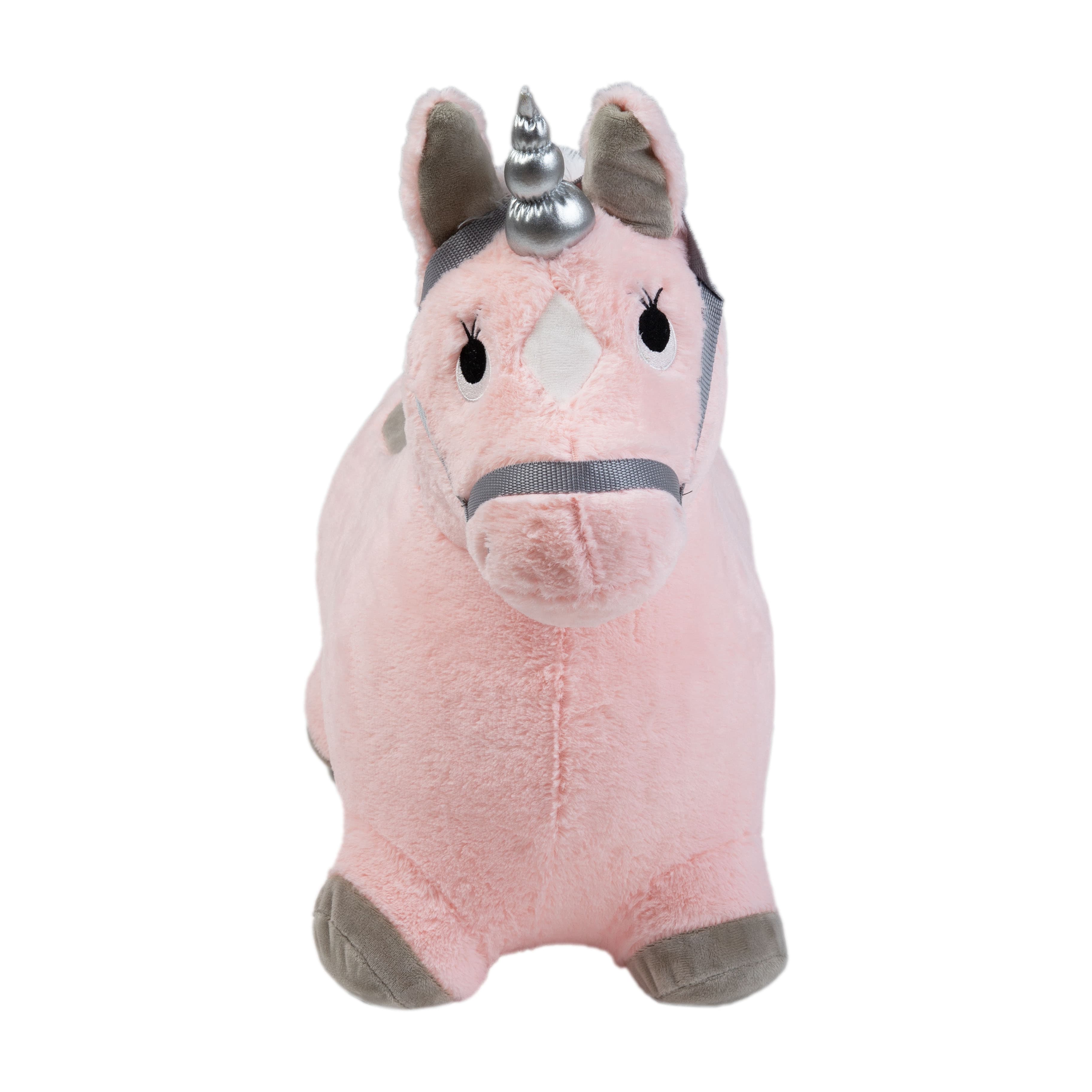 Imagen 3 de 5 de Saltarín de Peluche Inflable +18meses Unicornio