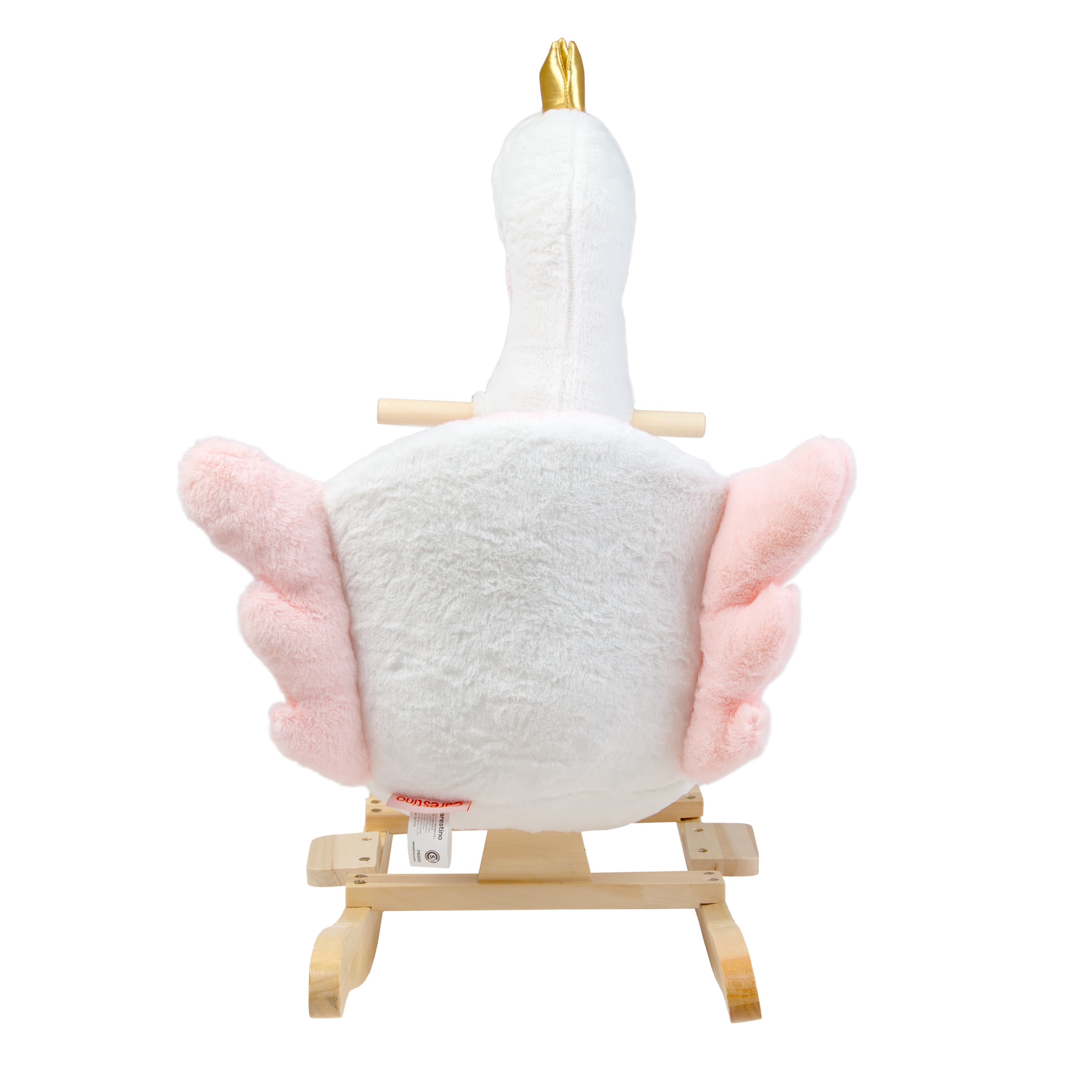 Imagen 4 de 4 de Peluche Mecedor +12meses Cisne