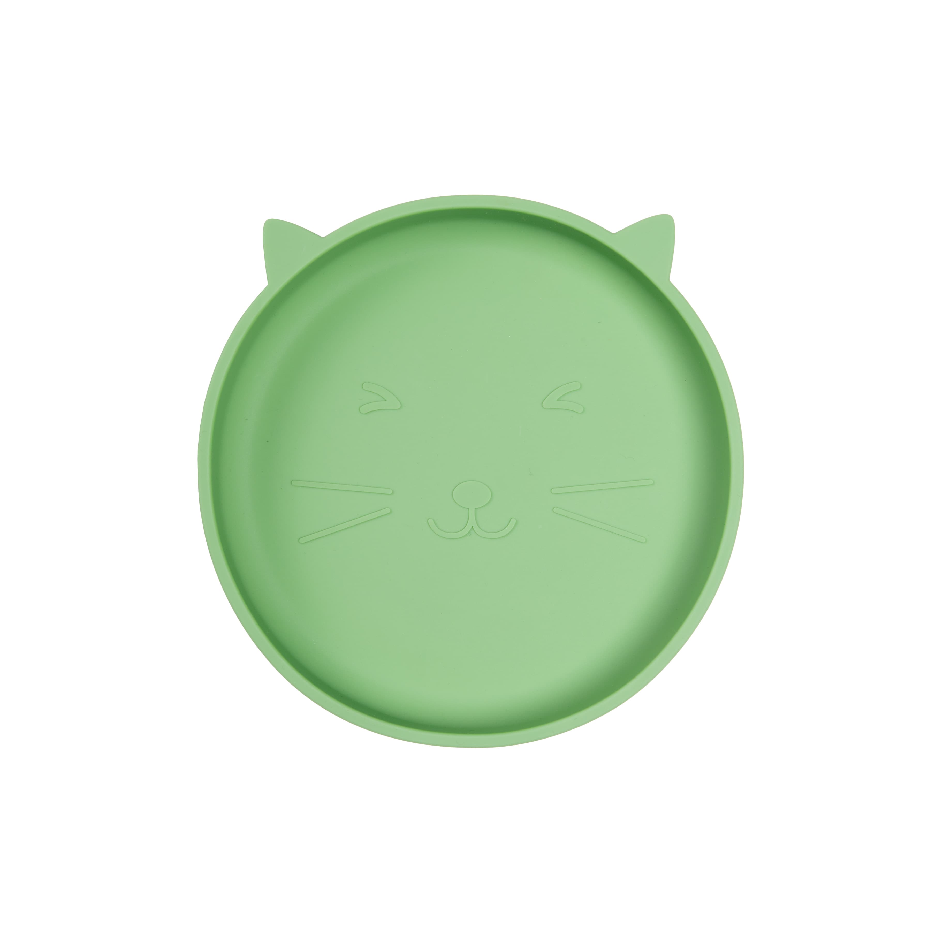 Imagen 6 de 6 de Set de Alimentación de Silicona Gatito