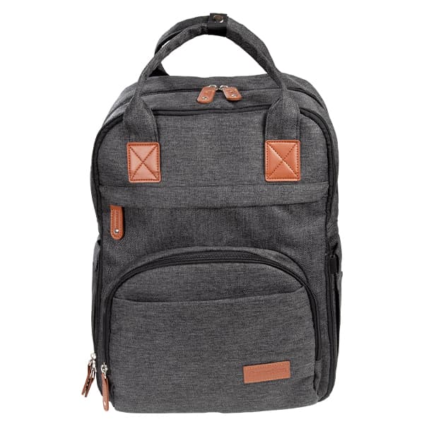 Mochila Maternal Boston Negro Melange